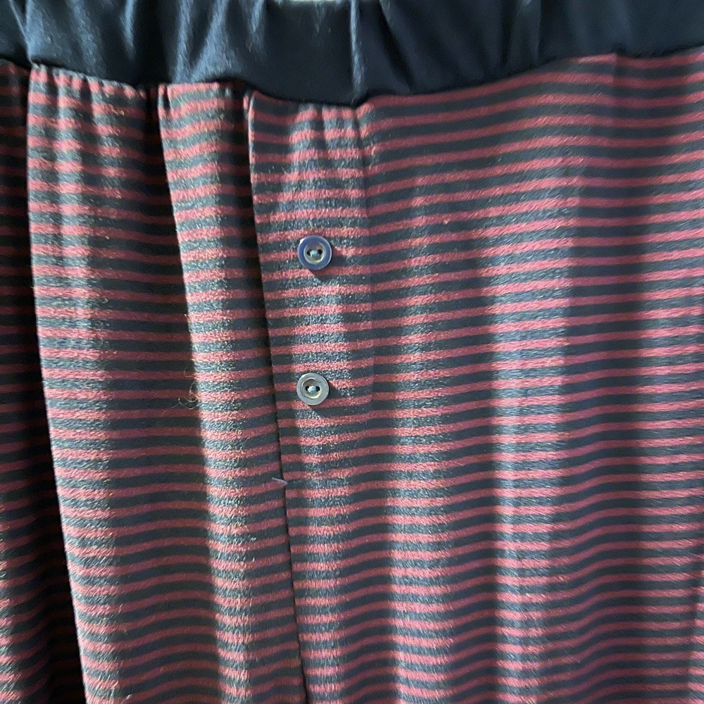 Women’s Pyjama Pants Lounge Casual Pockets Purple Navy Striped Fabulous Large